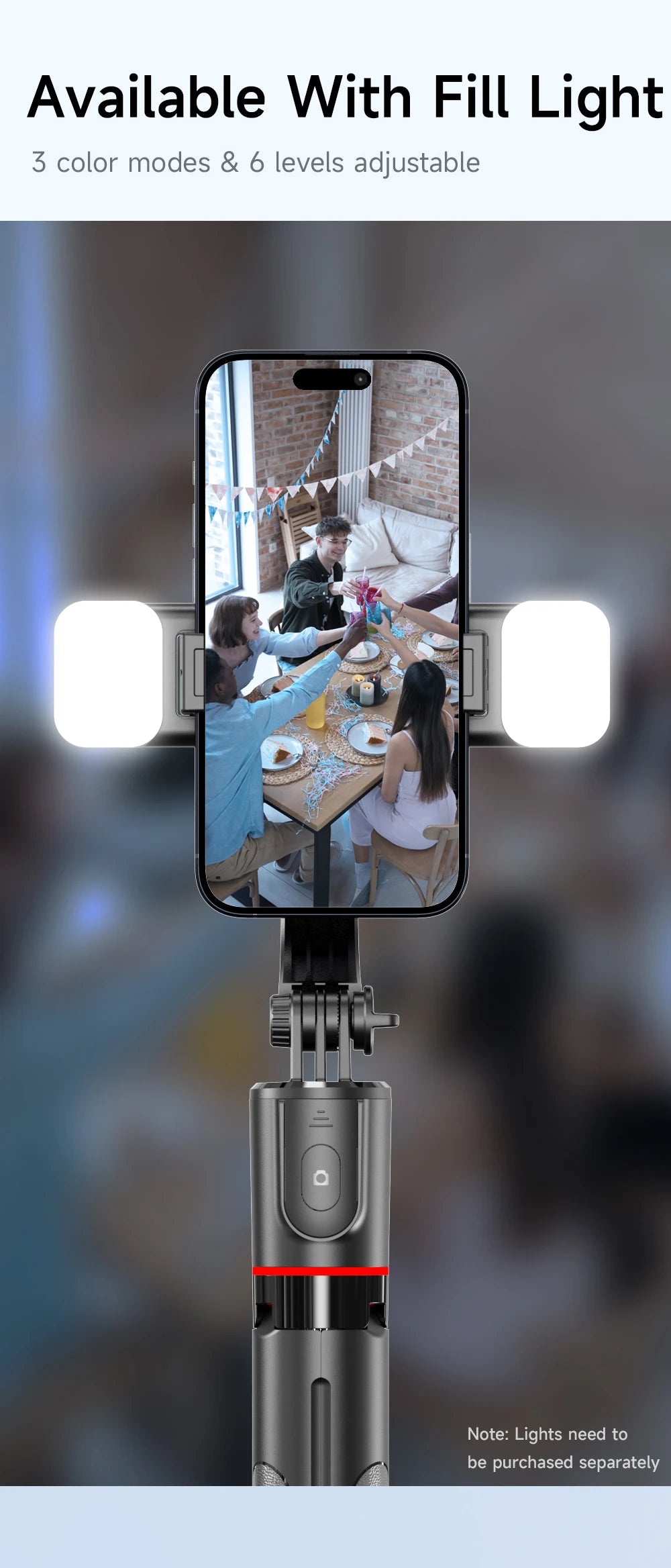 F15 Wireless Selfie Stick Tripod - 68 Inch Extendable with Bluetooth Remote